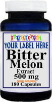 Private Label Bitter Melon Extract 500mg 180caps Private Label 12,100,500 Bottle Price