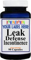 Private Label Leak Defense Incontinence 90caps or 180caps Private Label 12,100,500 Bottle Price