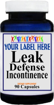 Private Label Leak Defense Incontinence 90caps or 180caps Private Label 12,100,500 Bottle Price